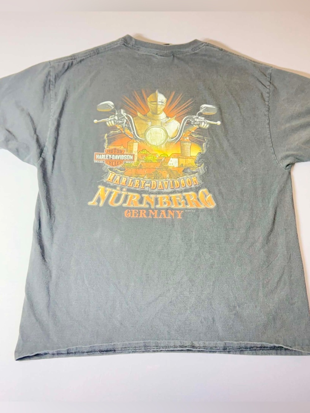 Harley-Davidson Nürnberg Germany Graphic Tee - Gray Xl